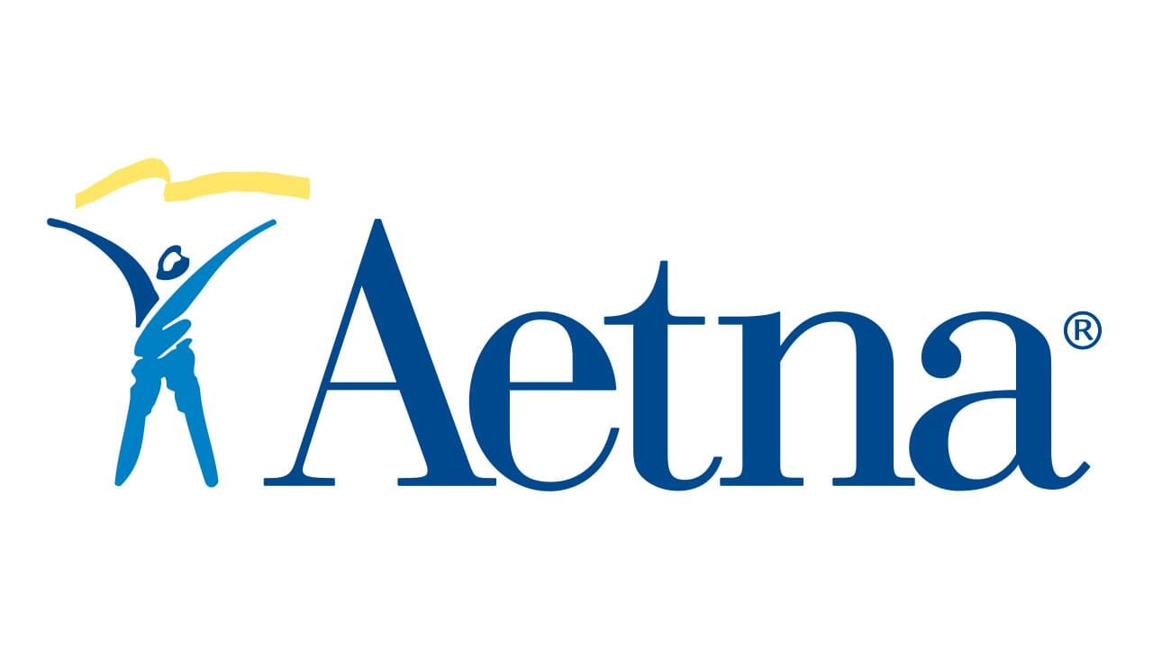 A logo of aetna is shown.